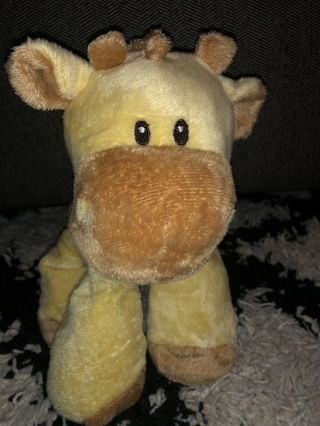 Toys R Us Yellow Plush Giraffe Stuffed Brown Nose Spots Feet Baby Geoffrey Kids