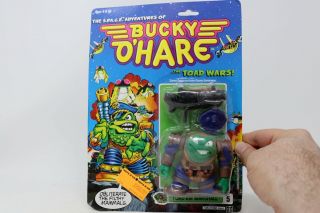 1990 Hasbro Bucky O’hare Toad Air Marshall Action Figure 5 Moc