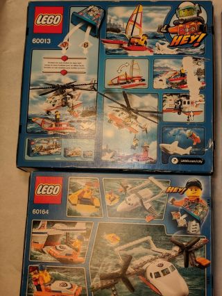 LEGO CITY 7726 COAST GUARD TRUCK 60013 Helicopter 60164 Sea Plane 60163 starter 2