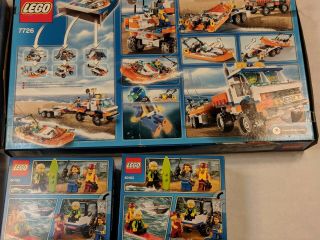LEGO CITY 7726 COAST GUARD TRUCK 60013 Helicopter 60164 Sea Plane 60163 starter 3