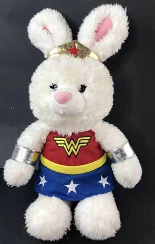 Gund Wonder Woman Anya Bunny Rabbit Dc Comics Hero Plush Doll Toy 16 " Bp3