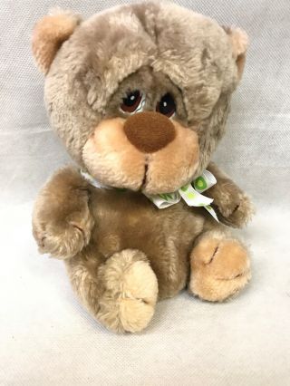 Vintage Boo Boo Bunch Teddy Bear Plush Animal Applause 1983 Sad Face Stuffed Toy