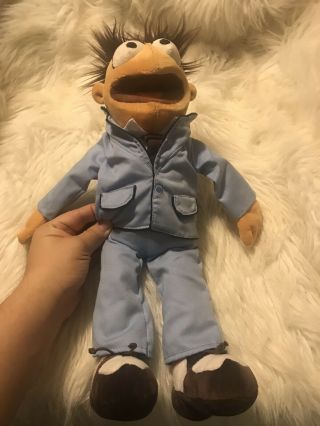 Disney Store Exclusive Walter Muppet 18 " Plush Blue Suit The Muppets Movie