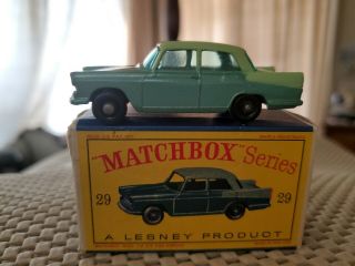 Matchbox Lesney No 29 Austin A55 Cambridge - Made In England - Box