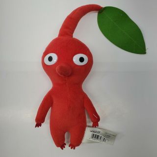 2014 World Of Nintendo Red Pikmin Plush Toy Figure Jakks Pacific Leaf