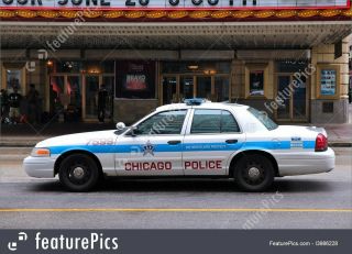 Greenlight Police Chicago Ford Crown Vic Custom Unit