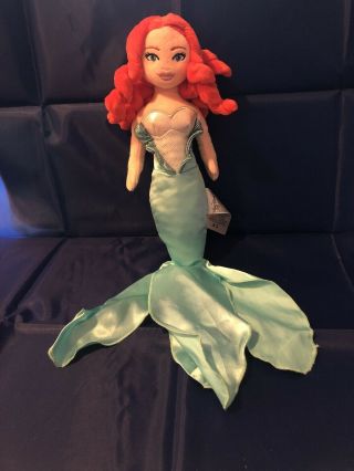 Ariel Plush Doll The Little Mermaid Stuffed Toy Walt Disney Theatrical Mermaid