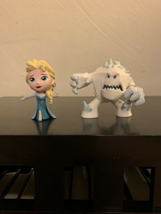 Frozen Angry Marshmallow & Elsa Vinyl Figure Funko Mystery Mini Disney