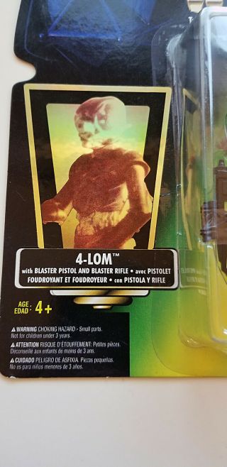 Star Wars POTF 4 - LOM w/ Blasters - Rare International Hologram 1997 - 2