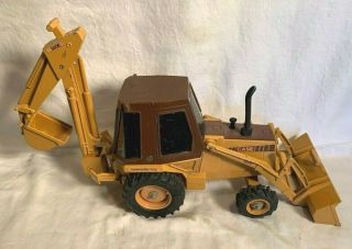 Vintage 1986 Ertl Case 580e Construction King Die Cast Backhoe Excavator 1/16