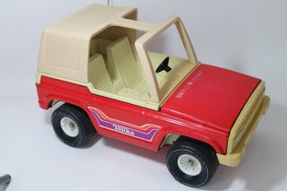 Vintage Tonka 835 Tr Red Bronco Jeep 1970 
