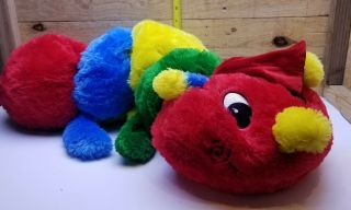 Huge Dan Dee Caterpillar Large Plush Rainbow Collectors Choice Stuffed Animal