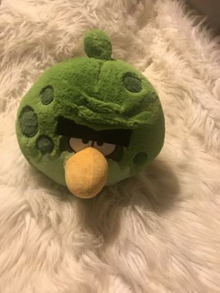Angry Birds Space Incredible Terence Green Bird Plush 8 " Stuffed Toy With Sound