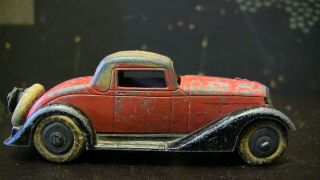 Rare 1930 ' s ToostieToy Coupe Car Red Diecast 4 