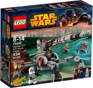 Lego 75045 Star Wars Republic Av - 7 Anti - Vehicle Cannon,  Factory