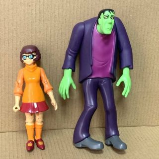 5 " Scooby - Doo 50th Anniversary Velma And Frankenstein’s Monster Figure Toys
