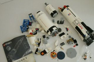 Lego Ideas Nasa Apollo 11 Saturn V (21309) Adult Owned Euc No Box