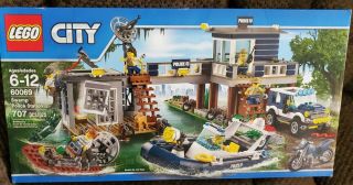 Lego City Swamp Police Station 60069 Nib Retired