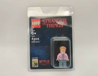 2019 Sdcc Lego Exclusive Stranger Things Barb Minifigure In Hand Netflix Rare