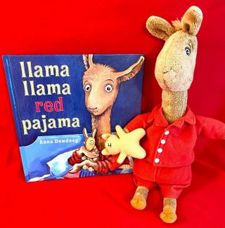 Llama Llama Red Pajama Hc Book Doll Plush Toy Stuffed Animal Merry Maker Dewdney