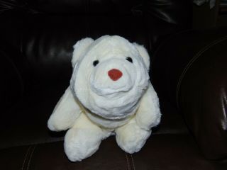 Vintage 1980 Gund White Snuffles Polar Bear Plush Toy Stuffed Animal 10 "