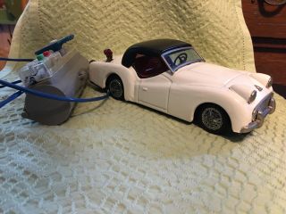 Vintage Bandai Triumph Coupe Tr3a Battery Operated Remote Control Car