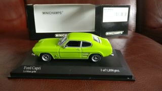 Minichamps Ford Capri Mk1 Le Mans Green 1700 Gt Model 1969 1/43 Rs Rare