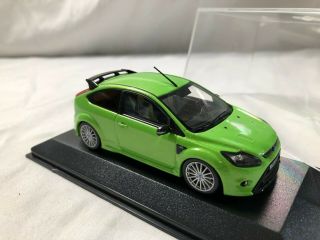 1/43 Scale Die Cast Model Minichamps Ford Focus Rs Green
