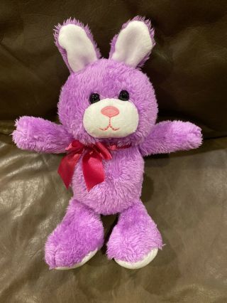 Animal Adventure Small Purple 9” Bunny Rabbit Plush Stuffed Animal