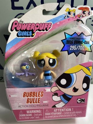 Bubbles Bulle The Powerpuff Girls Action Figurine Doll Mosc Spin Master 2017 Htf