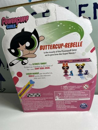 BUBBLES BULLE THE POWERPUFF GIRLS ACTION FIGURINE DOLL MOSC SPIN MASTER 2017 HTF 2