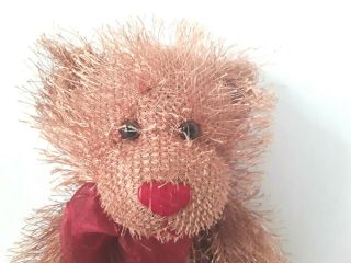 Barret By Russ Berrie Brown Teddy Bear Fuzzy Plush Stuffed Animal Toy 10 "