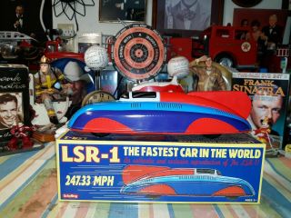 Schylling Lsr - 1 Fastest Car In The World 2012 Tin Toy With Orginal Box