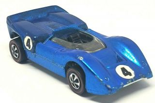 1969 Mclaren M6a Redline Hot Wheels Blue Us