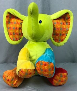 First Impressions Elephant Plush Multi Color Stuffed Animal Baby Toy for MACY ' S 2