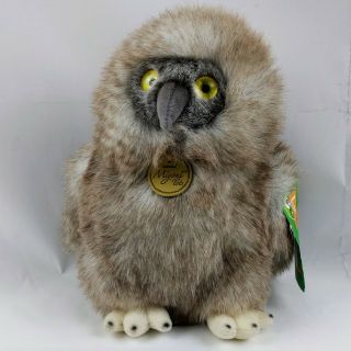 Aurora World Miyoni Great Horned Baby Owl Plush 10” Pbs Kids Stuffed Animal