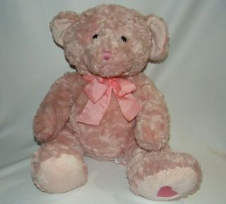 Russ Berrie Pooky Pink Bear 17 " Large Plush Teddy