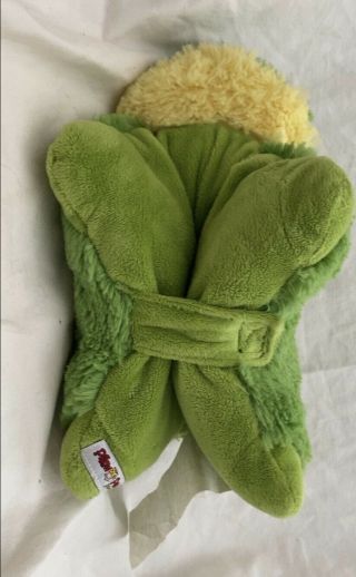 Pee Wee Pillow Pet Frog Plush Stuffed Animal Green Yellow 12 