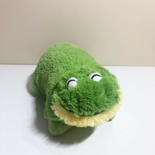 Green Frog Pillow Pets Pee Wees Plush Stuffed Animal Cozy Pet Smiling Childrens