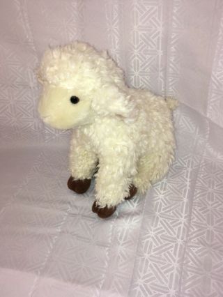Vguc - Htf - 12 " Toys R Us Plush Sheep Lamb White Cream Color Stuffed Animal Curly