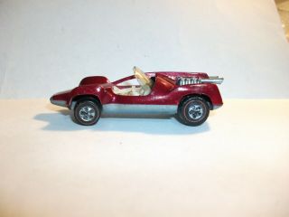 Vintage 1969 Hot Wheels Redline Red Mantis,  Hk,  Great Car