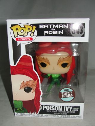 Funko Pop Batman & Robin Poison Ivy Specialty Series Vinyl Figure -
