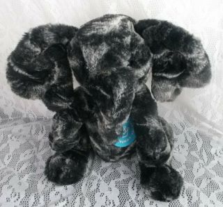 Manhattan Toy Luxe Liam Elephant 2016 Gray Gray Black 13 " Soft Plush Stuffed Toy