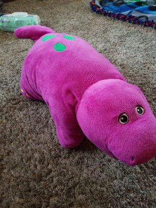 Barney The Purple Dinosaur Plush Authentic Pillow Pets 18 "