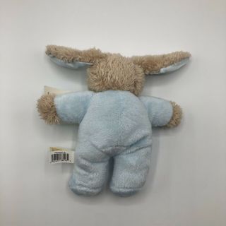 Easter Baby Plush My First Bunny Plush Rattle Dan Dee Collectors Choice 7” Blue 2