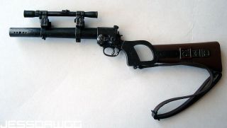 1/6 Blaster Rifle Esb Boba Fett By Hot Toys Star Wars For 12 " Figure Mandalorian