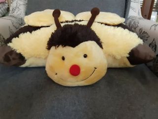 Bumble Bee Pillow Pet Foldable Kids Stuffed Animal Toy Plush 18 "
