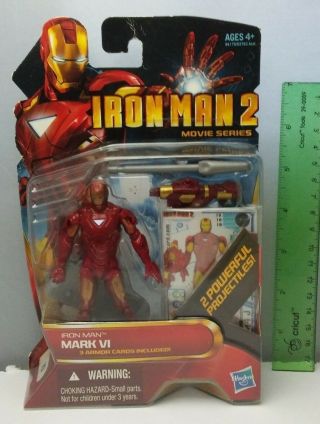 Iron Man 2 Mark Vi Figure 4 " In Pack 2010 Movie Series 10 Marvel