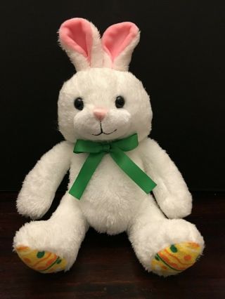Hallmark Plush White Bunny Rabbit 10 " Plush Stuffed Animal Pal