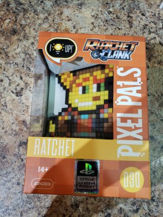 Pdp Pixel Pals Collectible Ratchet & Clank Playstation Figure 030,